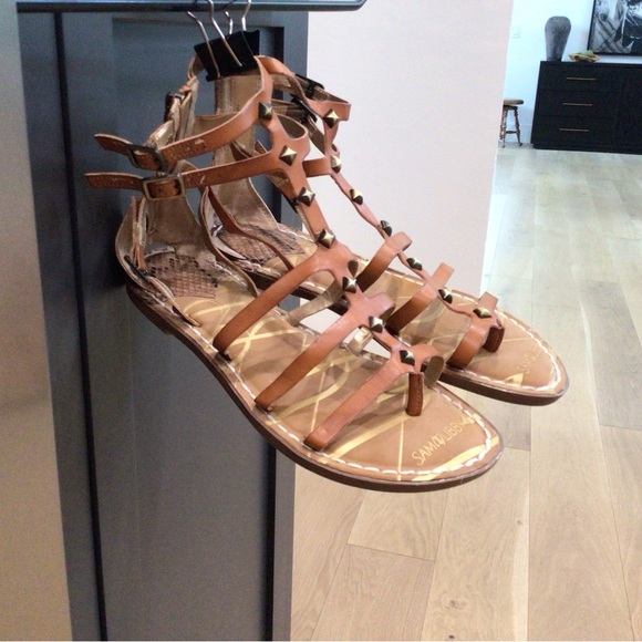 Sam & Libby Gladiator Flip Flop Sandals, Size 6, EUC - Picture 3 of 6